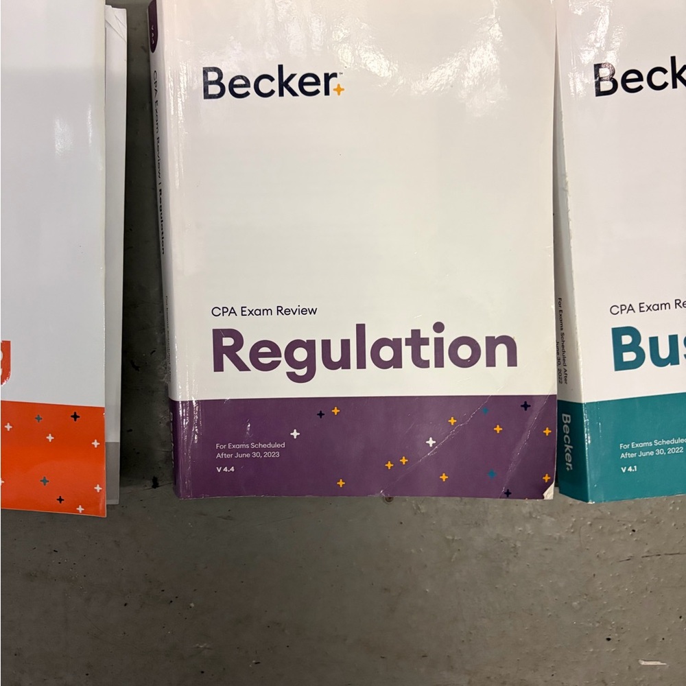 Becker CPA Exam Review Books Set - Picture 3 of 4